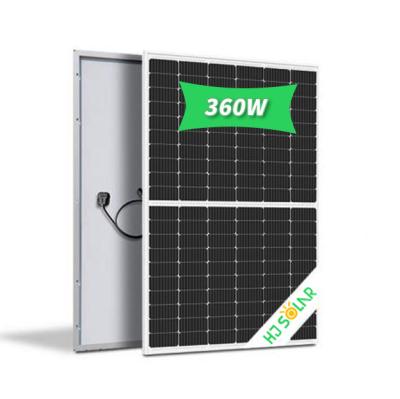 China Hot Selling Solar Power System 2022 360 Watt 370W 380W 400W 500W 600W Half Cell Mono Panel Solar PV Modules for sale