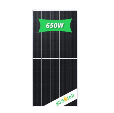 China Solar Power System High Power 650W 660W Solar Panel 600W PV Modules Price 650 Watt Commercial Project for sale