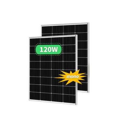 China Best price 80w 100w 120w high efficiency street light solar system solar panel mini solar 120watt high quality solar photovoltaic power for sale