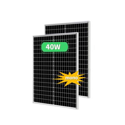 China China wholesale cheap price 80w 60w 50w 40w solar modules street light mono solar system panel for home for sale