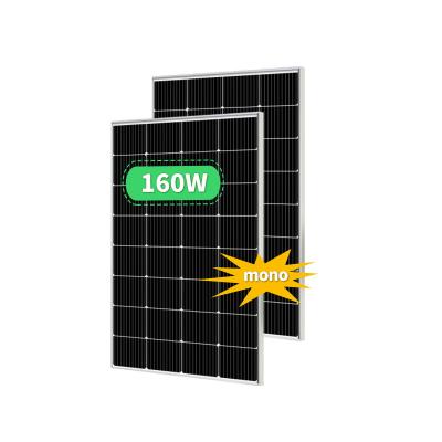 China Multifunctional Solar Powered Photovoltaic Module Cheap Price Mono Solar System Street Light 100w 160w 200w Solar Panel for sale