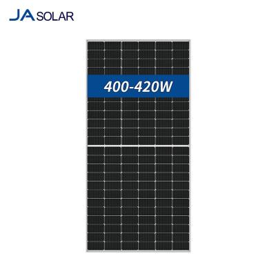 China Solar Power System Half JA Cell PV Panel 9BB 400w 405w 410w 415w 420w Solar Panels For Home Power System for sale