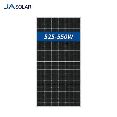 China 530w 535w 540w 545w 550w Solar Panel 530w 535w 550w Photovoltaic Solar Panels Half Solar Power System JA MBB Mono Solar Cells for sale