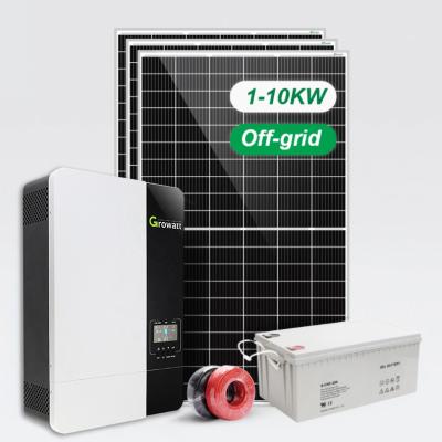 China Home Home Use 5000watt 1000owatt Off Grid Hybrid System Solar Storage Residential Solar Power System for sale