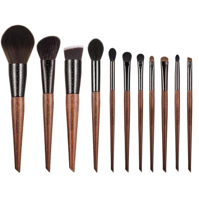 China Angular blush China wholesale cherry blossom cosmestic brush set with factory price for sale