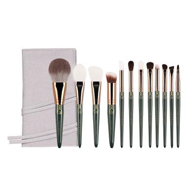 China Angular Blush CHICHODO 12 Pcs Makeup Brush Set Cloud Green Cosmetic Brushes Series Animal / Synthetic Beauty Pens Makeup Brush for sale