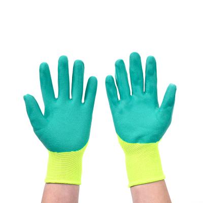 China Comfortable Safety Gardening Gloves Working Safety Leather Gloves en venta