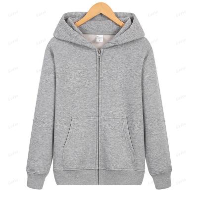 China Factory wholesale new custom long sleeve zipper hoodie man high quality anti-shrink for sale