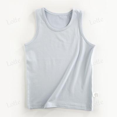 China Wholesale customization 100% cotton boys and girls high quality baby vest tops QUICK DRY for sale