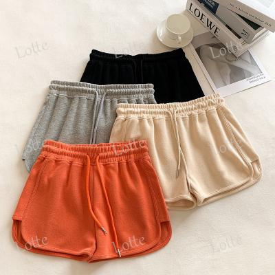 China Summer Breathable Fashion Female High Waist Loose Shorts Women Fashion Casual Drawstring Sport Short Pants for sale