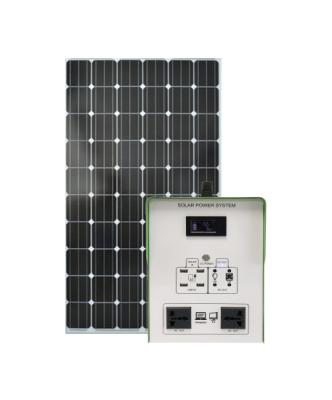 China Home Gel / Lifepo4 Battery Off Grid Solar Home Lighting System With Solar Panel For Residential for sale