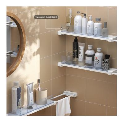 Chine Viable Adjustable Toilet Rack Shelf Bathroom Shelf Storage Toilet Rack For Bathroom Corner Shelf Cosmetics Holder 61-102cm à vendre