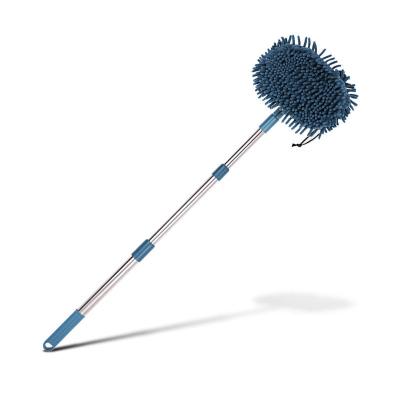 Chine Cleaning Car Wash 180 Degree Clean Telescopic Mop Wipes Glove Scratch Free Car Scrubber Car Wash Mop With Rotary Extension Pole à vendre