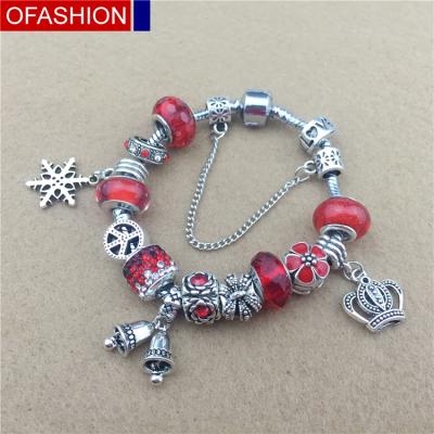 China Fast Delivery New Style Unique Fashion Custom Design Bracelet Charm Silver Crystal Jewelry Custom Bracelet for sale