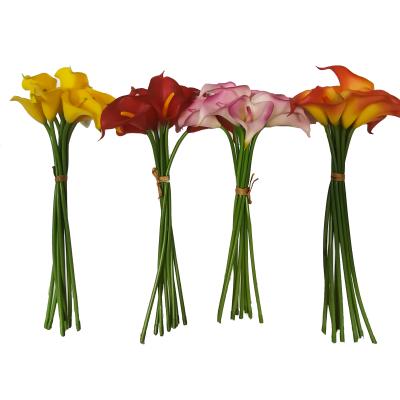 Chine Artificial Lily Faux Flowers Silk Real Touch Lily Handmade Mini Calla Lilies Touch Calla Flower Bridal Bouquet Hot Sale Real For Weddiing à vendre