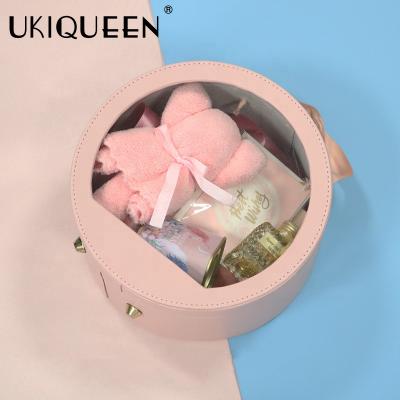 China UKIQUEEN Recyclable Luxury Gift Pink Low MOQ Cajas Para Flores Rosas Preserved Forever Floral Rose Boxes For Flower for sale