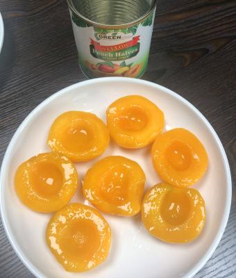 China Wholesale Canned Canned Yellow Peach Halves In Light Syrup 425g / 820g for sale