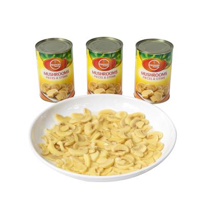 China Canned canned button mushroom pieces and stalks fresh mushrooms for production for sale