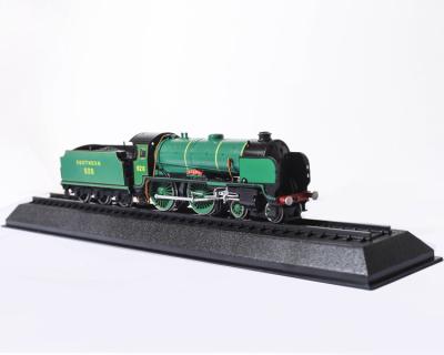 China Eco-friendly Manufacturer Price Fast Selling Chinese Green Diecast Train Toy Model for sale