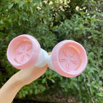 China PINK not refillable! ! ! 43mmNew Design 43mmNew Design Hand Soap Dispenser Flower Foam Wash Pump For Kids for sale