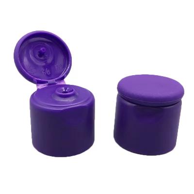 China Factory kinglong various colors non refillable plastic flip top cap, round lid cap 24/410 28/410 for sale