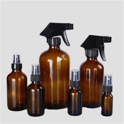 Cina Amber Glass Spray Bottles Leakproof scura riutilizzabile 1oz inodoro 8oz 16oz in vendita