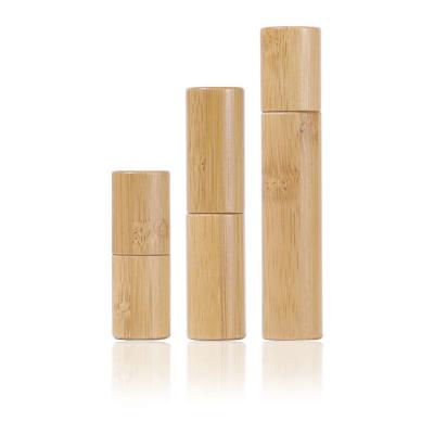 China Hard Roll On Bamboo Dropper Bottle For Perfume Eco Friendly Non Toxic for sale