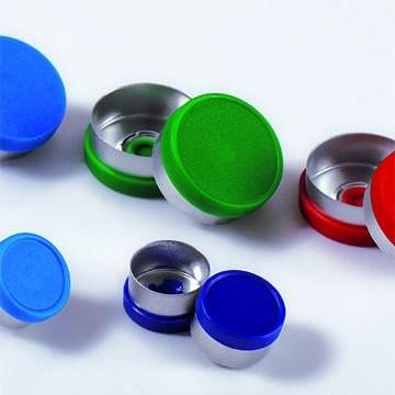 China Praktisch Vial Flip Off Caps Eco Friendly, Ultralight Aluminium Flip Off Seals Te koop