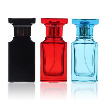 China Sturdy Empty Glass Perfume Spray Bottle Ultralight Odorless 30ml 50ml for sale