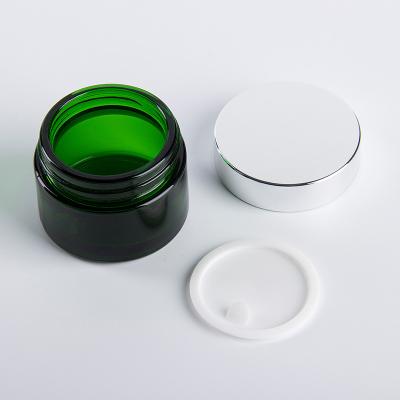 China Odorless Empty Face Cosmetic Cream Containers 30g 50g ISO9001 Lidded for sale