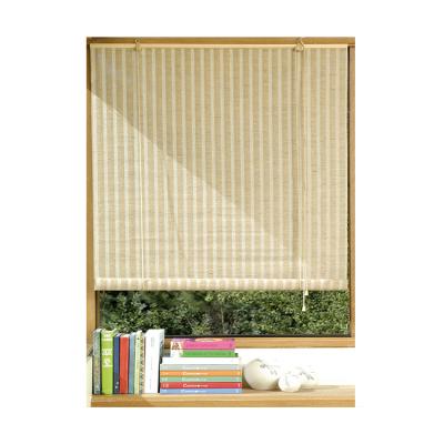 China Traditional Customize Various Color Window Jute Paper Shading Roller Blinds for sale