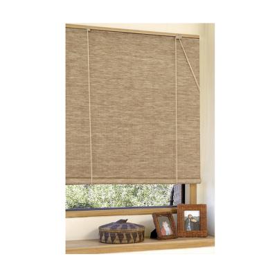 China Jute Fabric Window Shades Traditional Custom Pleated Paper Blinds for sale