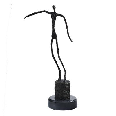 China Europe High Quality Modern Copy Work By Giacometti abstract Bronze Figure Sculpture For Sale for sale