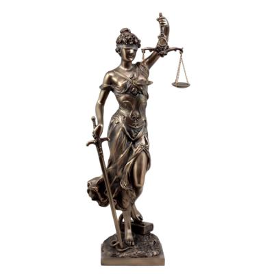 China Life Size Lady Europe La Justice Statue Goddess Justice Bronze Statue Statue for sale