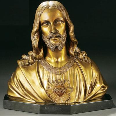 China Famous Custom Catholic Religious Sculpture Europe Design Life Size Bronze Jesus Statue For Sale In Christ for sale