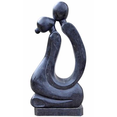 China Life Size Bronze Abstract Kiss Sculpture In Europe Sculpture Standing Figure for sale