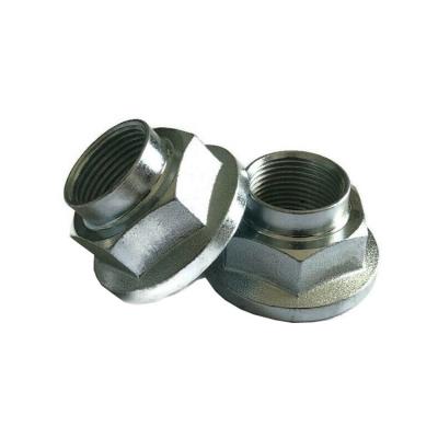 China 40Cr Automotive Replacement Silver Color M22X1.5 Axle Spindle Nut For CV Joint for sale