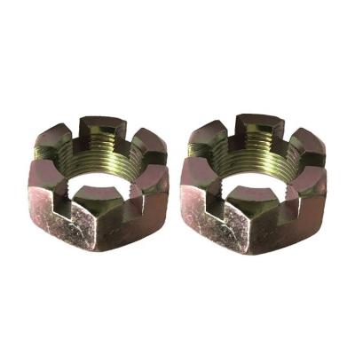 China 40Cr Wheel Cv Axle Nut M24X1.5 Accessory Castle Nut For Car Parts for sale