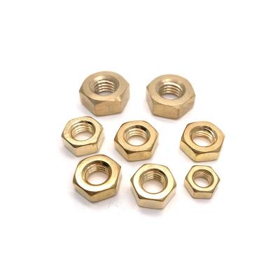 China Metric Brass Fasteners Galvanized M2 M3 M4 M5 M6 M8 M10 M12 Brass Nut And Bolt for sale