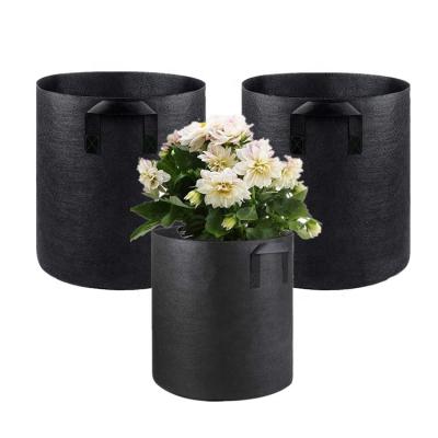 China Wholesale Breathable Garden Nursery 1 Potted Plant 3 5 10 20 30 100 200 Gallon Fabric Grow Tree Planter Bags for sale