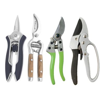 China Anti-skid Spring Non Skid Agricultural Bonsai Handle Price Non Skid Agricultural Bonsai Ratchet Hand Pruner Bypass Gardening Shears Branch Cutter Scissors for sale