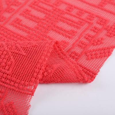 China Soft touch polyester cotton chemical mesh embroidered crochet guipure lace fabric 2020 for beach blouse S-7172 for sale