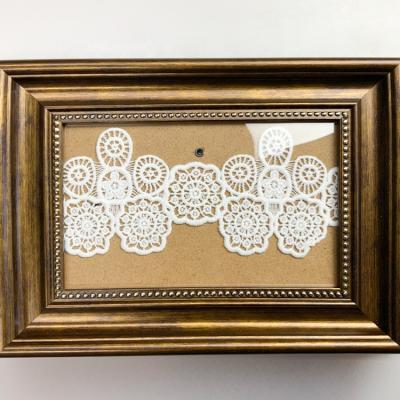 China Viable Wholesale Cheap White 6.5 Cm French Applique Decorative Embroidered Bridal Guipure Crochet Lace Trim For Dress Trimming for sale