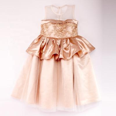 China Anti-Static Soft Princess Girl Layered Fluffy Light Weight Tulle Tee Dress Bridesmaids Baby Party Wear Dressy Dresses For Dance Party for sale