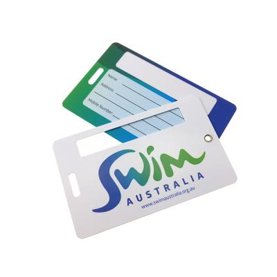 China Plastic (PVC/PET/ABS) Personalized Custom Hard Plastic PVC Travel Airplane Baggage Luggage Tag for sale