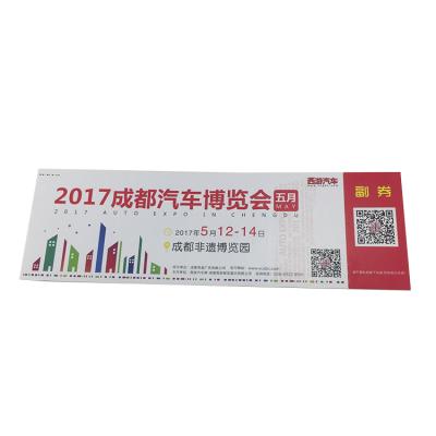 China For Printable Concert Event Admission Ticket RFID Music and Concert Ticket for sale