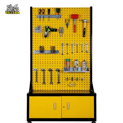 China Minimalist Tool Display Rack Hardware Tool Storage Rack Hole Board Shelf for sale