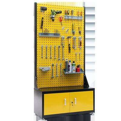 China Hardware Tool Rack Hole Panel Shelf Display Rack Auto Repair Tool Rack Anti-rust and Anti-corrosion for sale