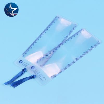 China Protect Eyes Children Book Reading Toys Reading OEM Sale Reading Magnifier Acrylic Custom Ruler for sale