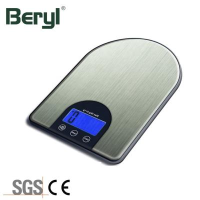 China ABS Plastic+ Stainless Steel Digital Kitchen Auto-/Auto Zero Tare / Electronic Scale for sale